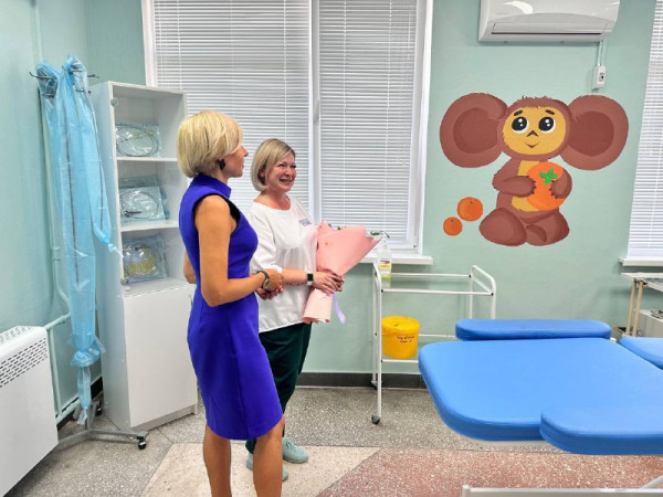 ГК «ИнтерСтрой» отремонтировала кабинеты в детской больнице в рамках акции «Подарим тепло сердец детям»