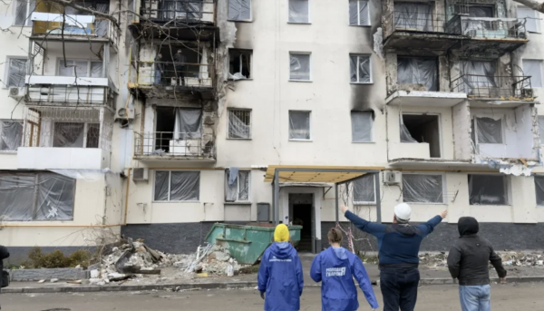 В Севастополе полным ходом идет восстановление жилых домов