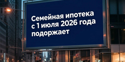 Семейная ипотека с 1 июля 2026 года подорожает до 12% и это добьет оставшийся спрос