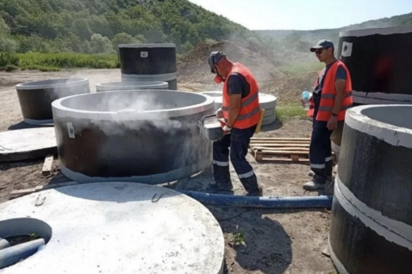 Терновка дождалась обновления: старый водопровод меняют на современный