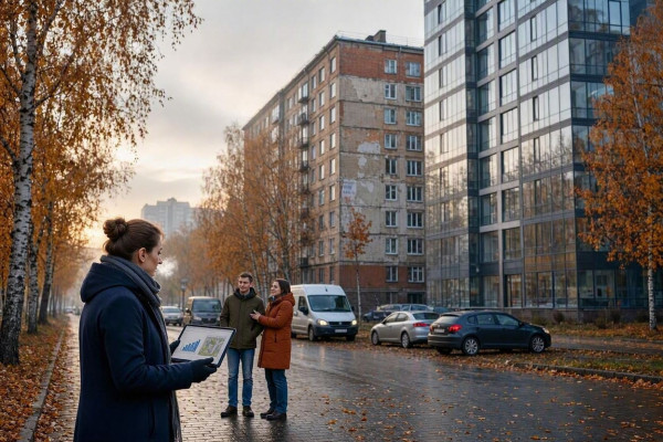 Фото: Шедеврум Долгая осень рынка российской недвижимости: чего ждать покупателям и застройщикам